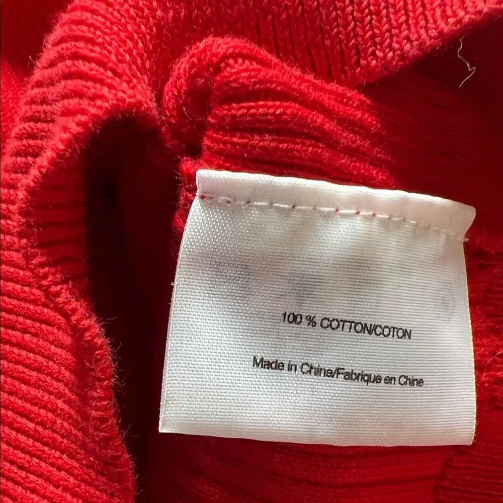 Tory Burch Red Cardigan Sweater